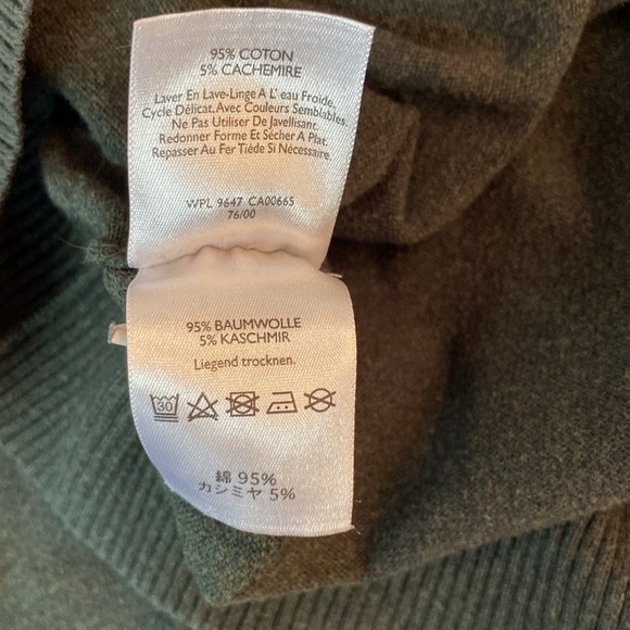 Eddie Bauer - men’s cotton/cashmere sweater. Size XLT - Picture 5 of 11